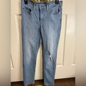 Levi’s 311 Shaping Skinny Jeans Women’s 28 Light Wash Stretch Slim Fit Denim